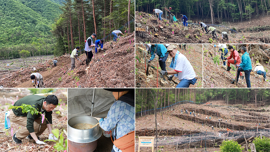 まっぷる植樹イベントin Present Tree 笛吹芦川